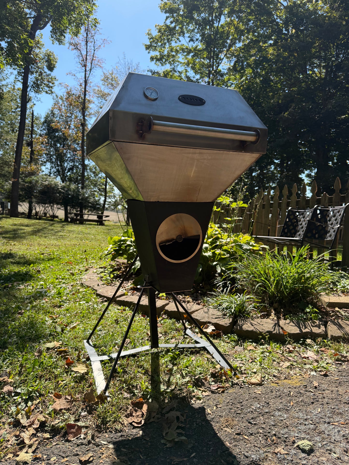 The original Smoke-N-Sear grill